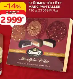 Auchan Stühmer töltött marcipán tallér ajánlat