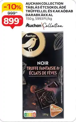 Auchan Auchan Collection táblás étcsokoládé ajánlat