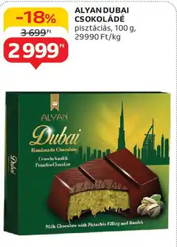 Auchan Alyan Dubai csokoládé ajánlat