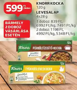 Auchan Knorr kocka ajánlat