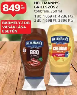 Auchan Hellmann's grillszósz ajánlat