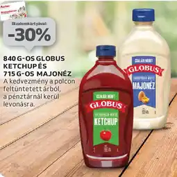 Auchan Globus ketchup / majonéz ajánlat