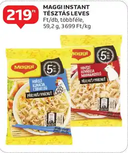 Auchan Maggi instant tésztás leves ajánlat