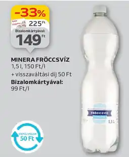Auchan Minera fröccsvíz ajánlat