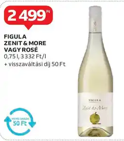 Auchan Figula Zenit & More, Rosé ajánlat