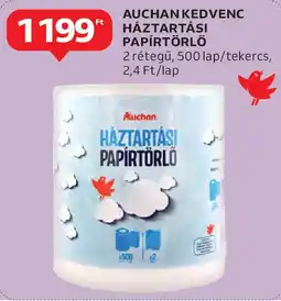 Auchan Auchan Kedvenc Háztartás! papírtörlő ajánlat