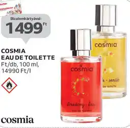 Auchan Cosmia Eau de Toilette ajánlat