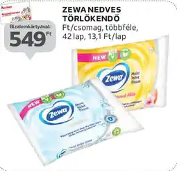 Auchan Zewa nedves törlőkendő ajánlat