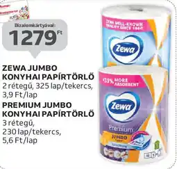 Auchan Zewa Jumbo konyhai papírtörlő ajánlat