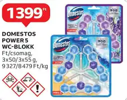 Auchan Domestos Power 5 WC-blokk ajánlat