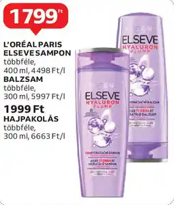 Auchan L'Oréal Paris Elseve sampon ajánlat