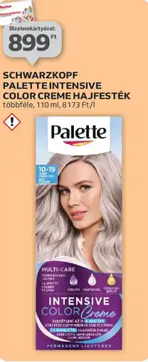 Auchan Schwarzkopf Palette Intensive Color creme hajfesték ajánlat