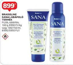 Auchan Bradoline Sana lábápoló termék ajánlat