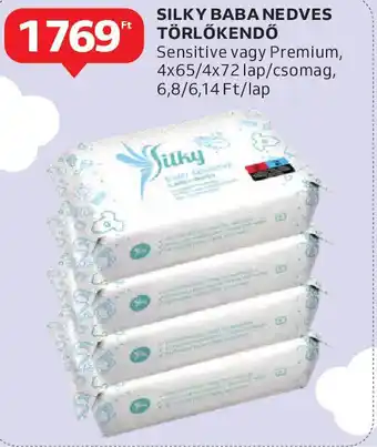 Auchan Silky Baba nedves törlőkendő ajánlat