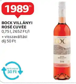 Auchan Bock Villányi Rosé Cuvée ajánlat