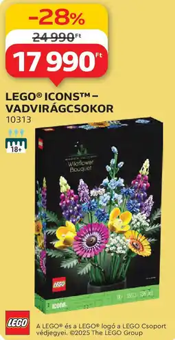 Auchan LEGO Icons vadvirágcsokor ajánlat