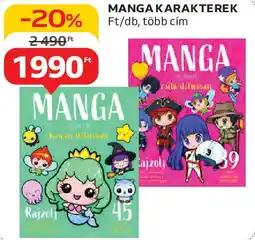 Auchan Manga karakterek ajánlat