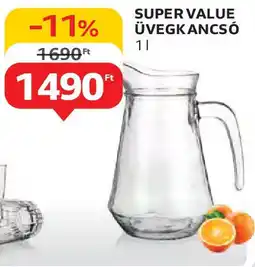 Auchan Super value üvegkancsó ajánlat