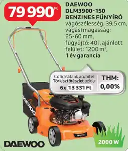 Auchan Daewoo DLM3900-150 benzines fűnyíró ajánlat