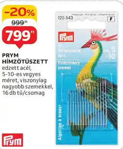 Auchan Prym hímzőtűszett ajánlat