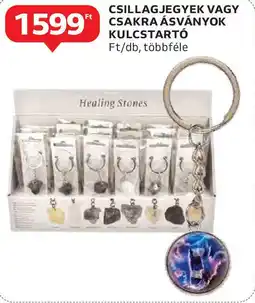 Auchan Csillagjegyek, csakra ásványok kulcstartó ajánlat