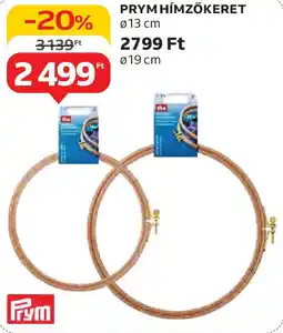 Auchan Prym hímzőkeret ajánlat
