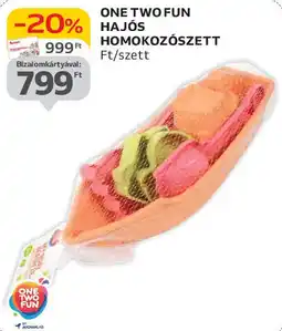 Auchan One Two Fun hajós homokozószett ajánlat