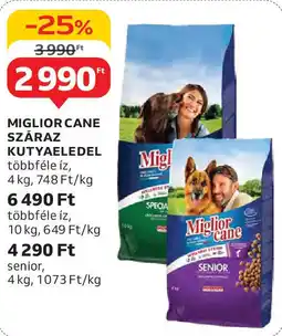 Auchan Miglior cane száraz kutyaeledel ajánlat