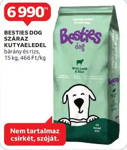 Auchan Besties dog száraz kutyaeledel ajánlat