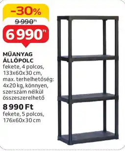 Auchan Műanyag állópolc ajánlat