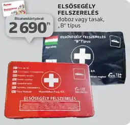 Auchan Elsősegély felszerelés ajánlat