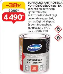 Auchan Supralux antirozsda korrózióvédő festék ajánlat