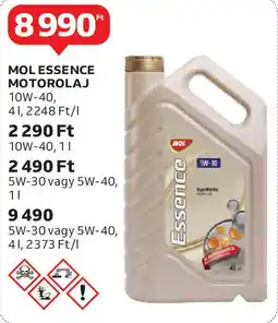 Auchan Mol essence motorolaj ajánlat