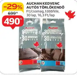 Auchan Auchan Kedvenc autós törlőkendő ajánlat