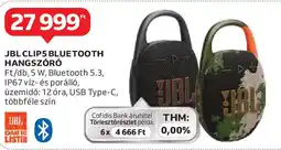 Auchan JBL CLIP5 bluetooth hangszóró ajánlat