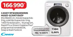 Auchan Candy RPW4966BWR8S mosó-szárítógép ajánlat