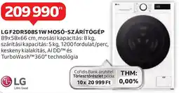 Auchan LGF2DR508S1W mosó-szárítógép ajánlat