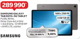 Auchan SAMSUNG GALAXY TAB S9 FE+ 5G ajánlat