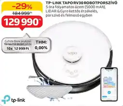 Auchan TP-link tapo RV30 robotporszívó ajánlat