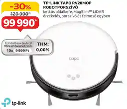 Auchan TP-link tapo RV20MOP robotporszívó ajánlat