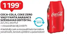 Auchan Coca-Cola, Coke Zero, Fanta narancs ajánlat