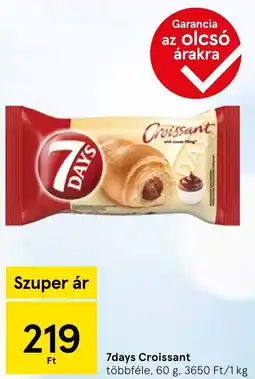 Tesco 7days Croissant ajánlat