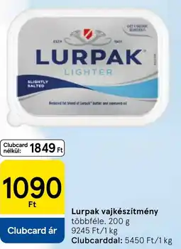 Tesco Lurpak vajkészítmény ajánlat