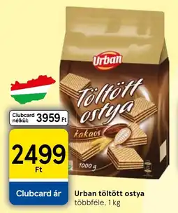 Tesco Urban töltött ostya ajánlat