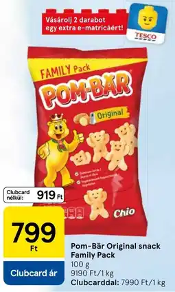 Tesco Pom-Bär Original snack Family Pack ajánlat