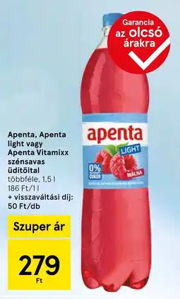 Tesco Apenta szénsavas üdítőital ajánlat