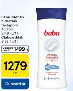 Tesco Baba intenzív hidratáló testápoló ajánlat
