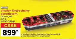 Spar Vitalion fürtös cherry paradicsom ajánlat