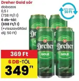 Spar Dreher Gold sör ajánlat