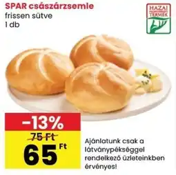 Spar SPAR császárzsemle ajánlat